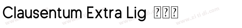 Clausentum Extra Lig字体转换
